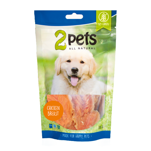 2PETS Dogsnack Kyllingbryst - 100 G