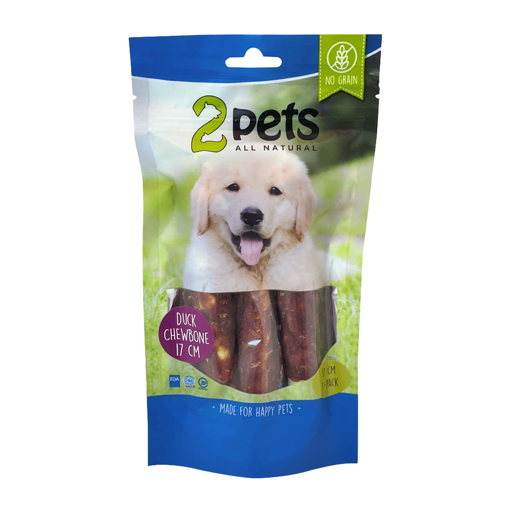 2PETS Tyggerull M Andefilet - 17 CM - 3-pakning