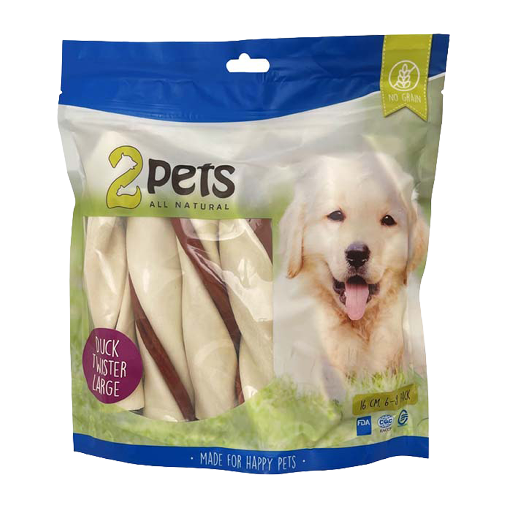 2PETS Chew Twister M Andefilet Stor - 500 G