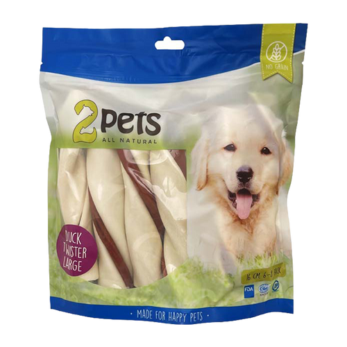 2PETS Chew Twister M Andefilet Stor - 500 G