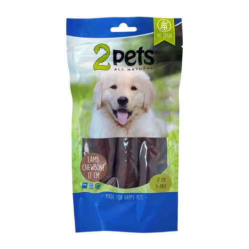 2PETS Tyggerull M Lam - 17 CM - 3-pakning
