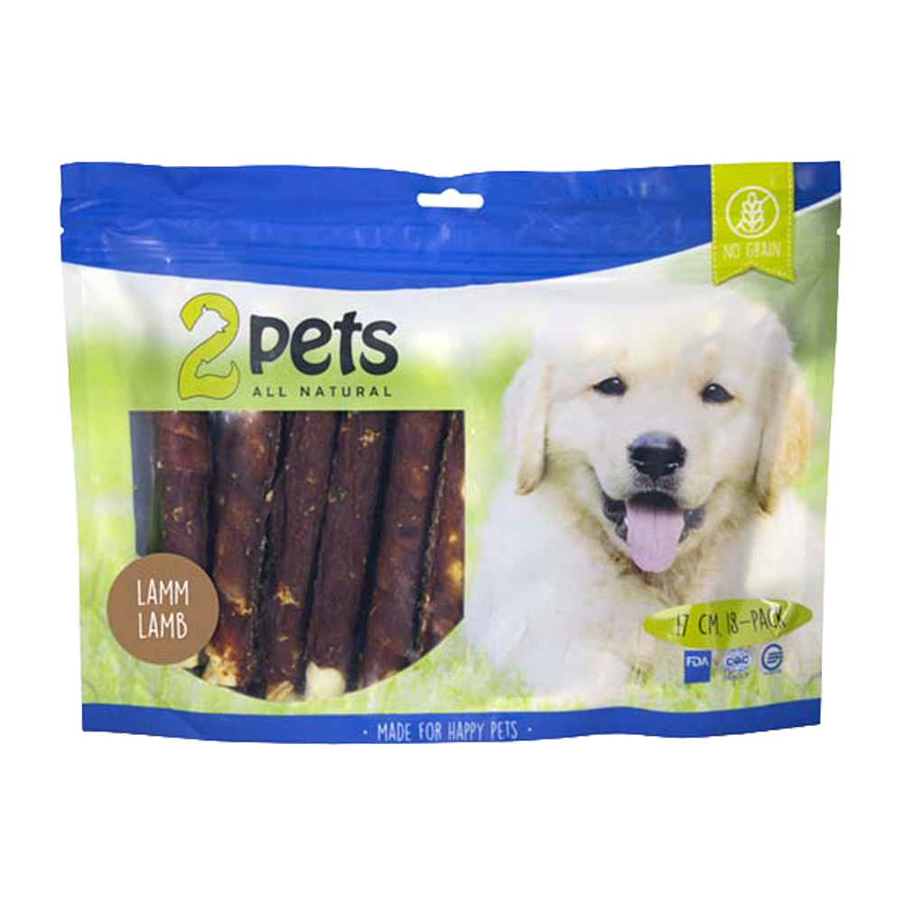 2PETS Tyggerull M Lam - 17 CM - 18-pakning XL