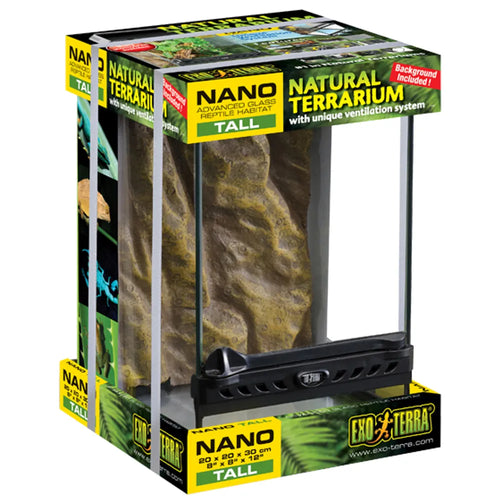 Terrarium Exoterra Nano høyt - 20X20X30 CM