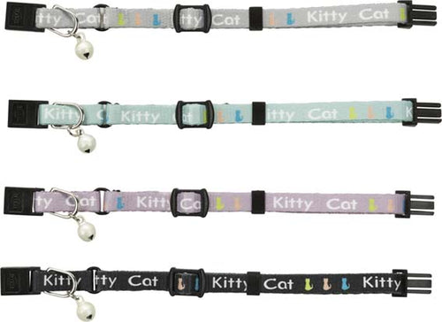 Junior Halsbånd Kitty Cat Hurtigutløser Bjelle Strikk Nylon