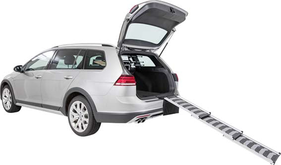 Ramp Petwalk, teleskopisk i aluminium - 40x78-175 cm
