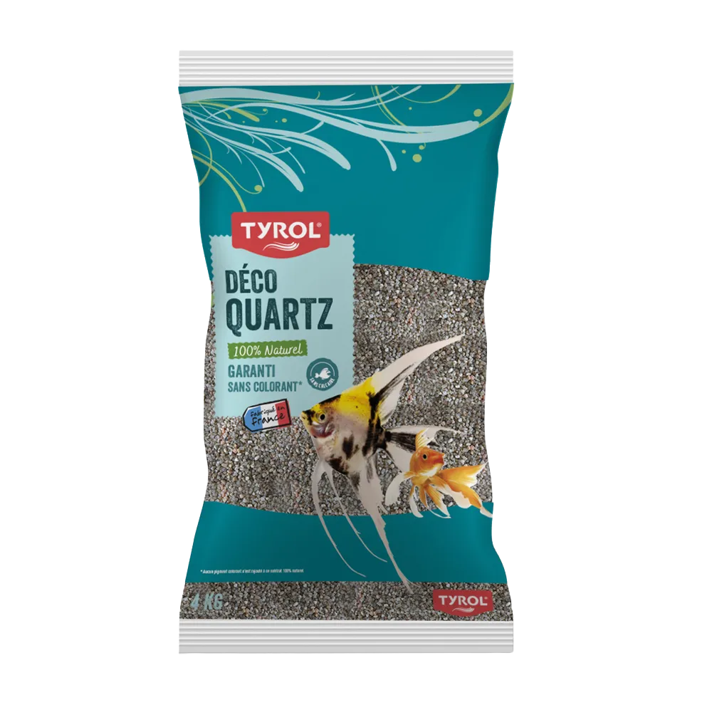 Akvariegrus Kvarts Natur 1–3 mm - 4 KG