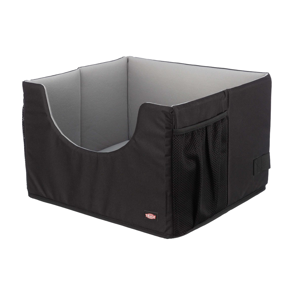 Bilsete for små hunder - Svart/grå