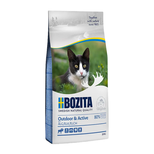 Bozita Utendørs & Aktiv Elg - 10 KG
