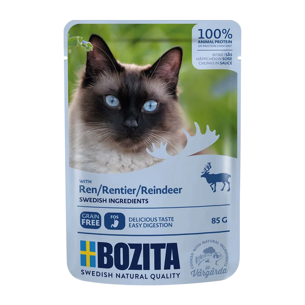 Bozita Katte-reinsdyr i saus - 85 g