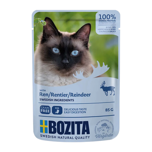 Bozita Katte-reinsdyr i saus - 85 g
