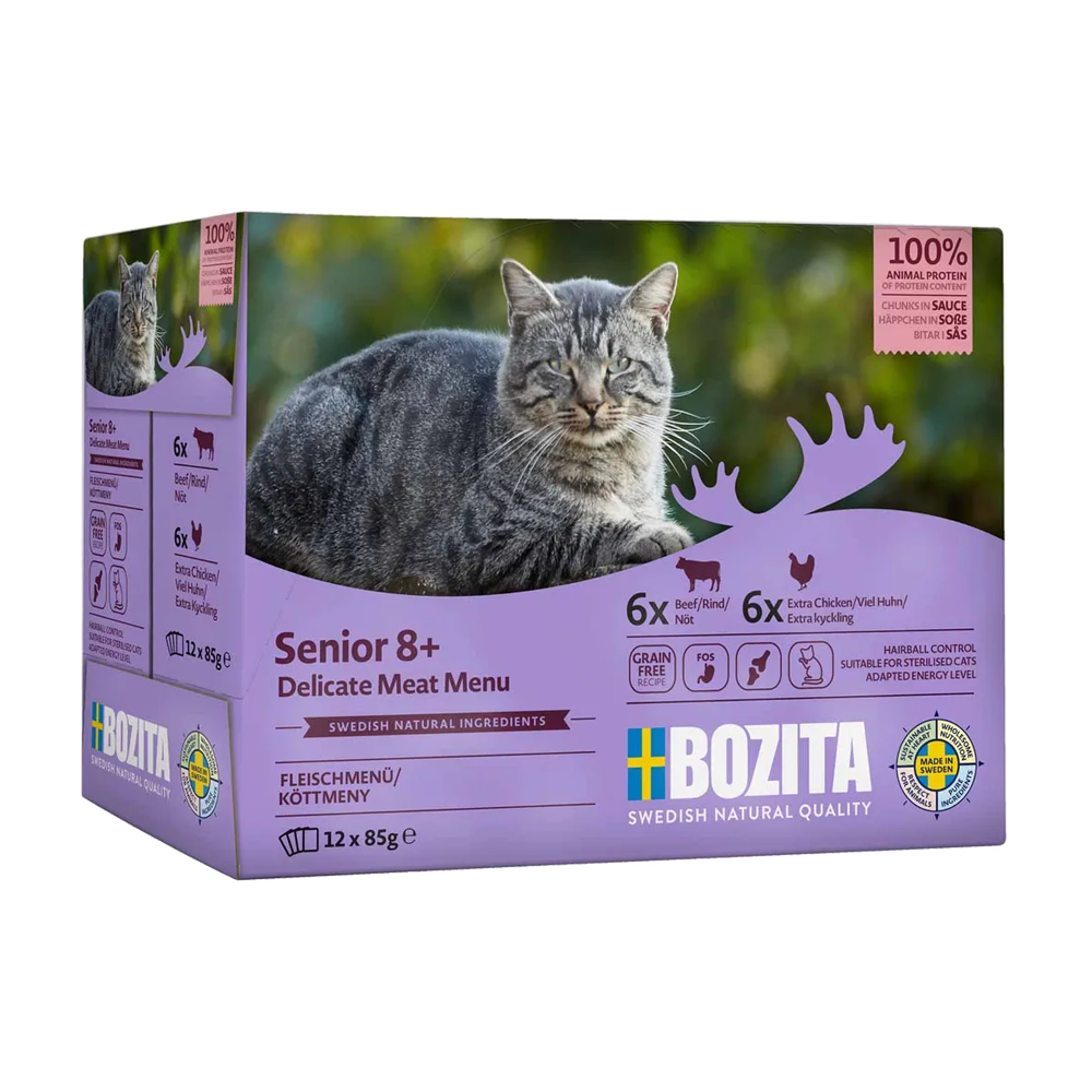 Bozita Cat Senior i Saus Multibox - 1,02 KG