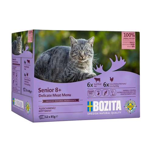 Bozita Cat Senior i Saus Multibox - 1,02 KG