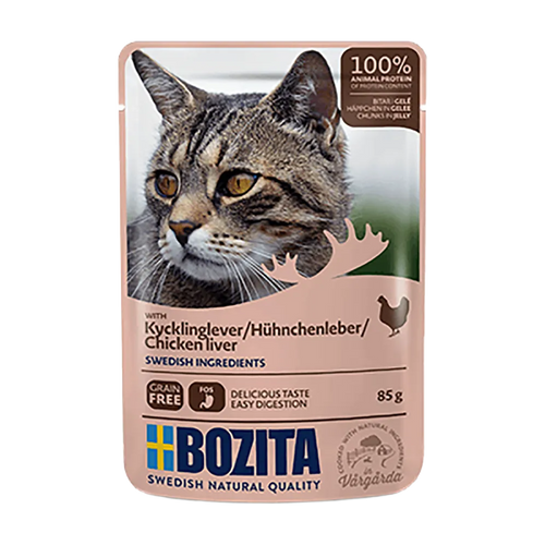 Bozita kyllinglever i gelé - 85 g