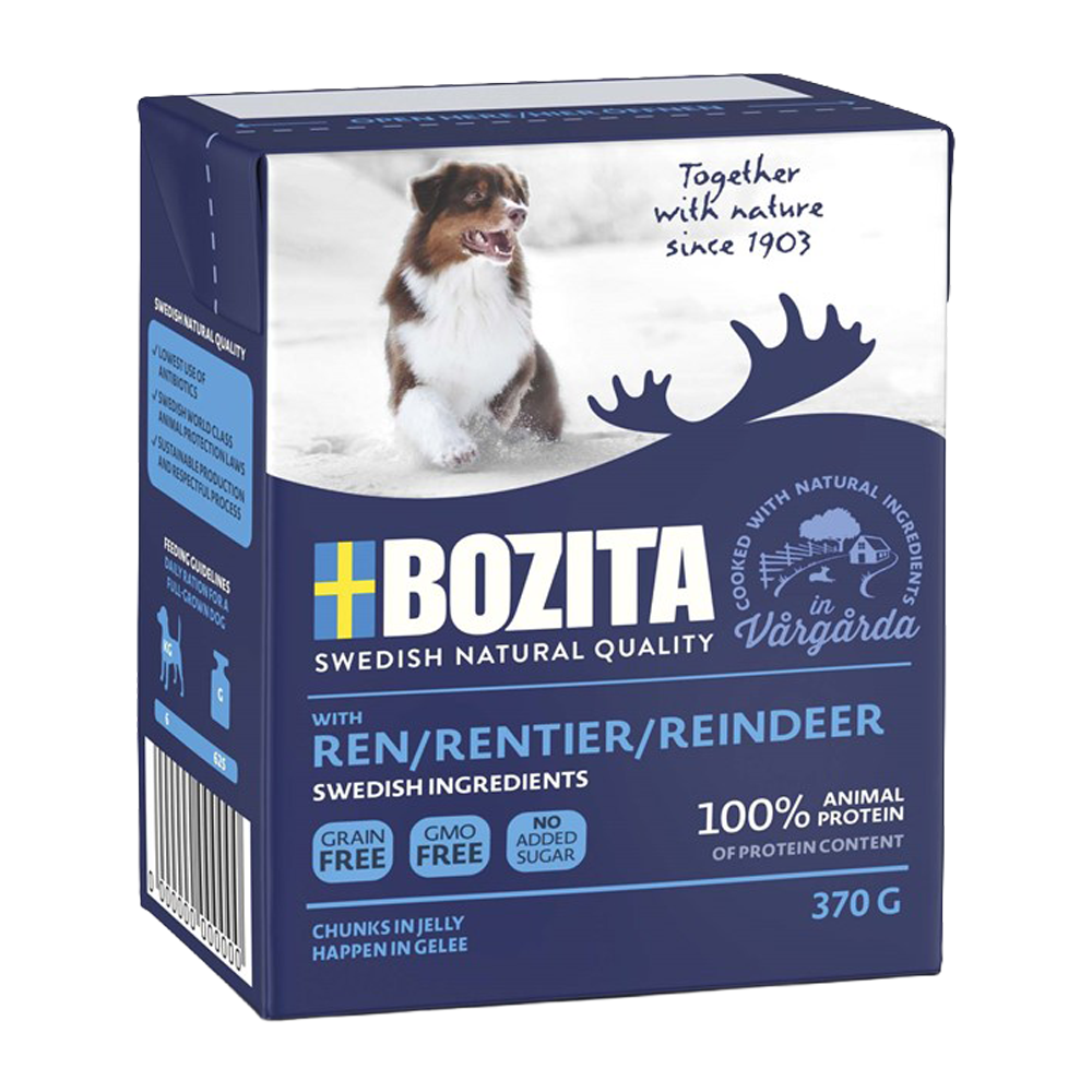 Bozita Reinsdyr (biter i gelé) - 370 g
