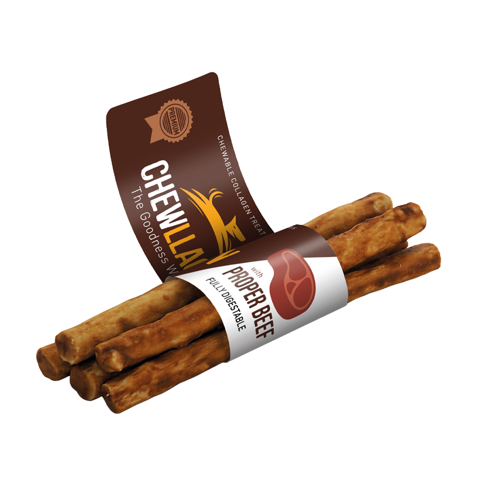 Chewllagen tyggepinner 5 - pakke med nøtter - 12,5 cm