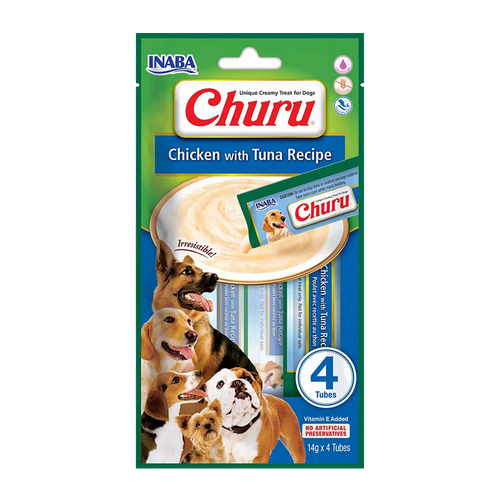 Churu Hundekylling med tunfisk - 4 stk