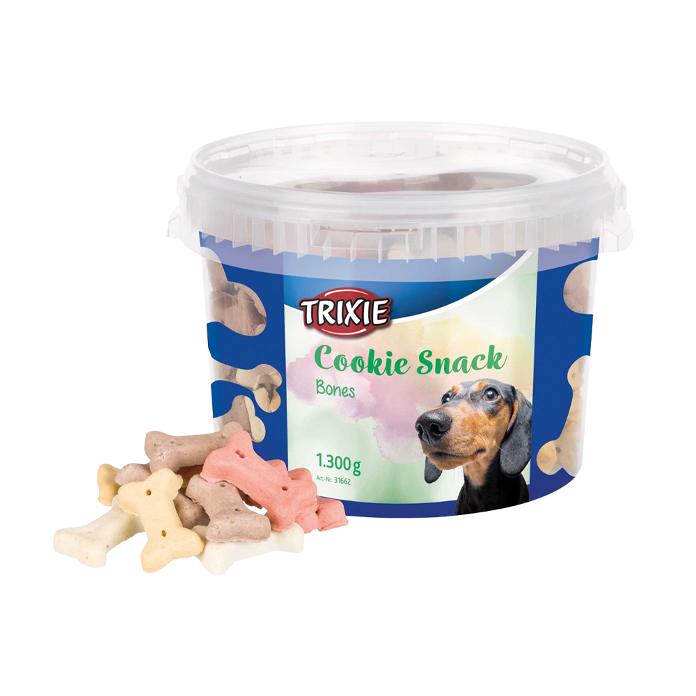 Hundekjeks med kjeks og bein - 1,3 kg