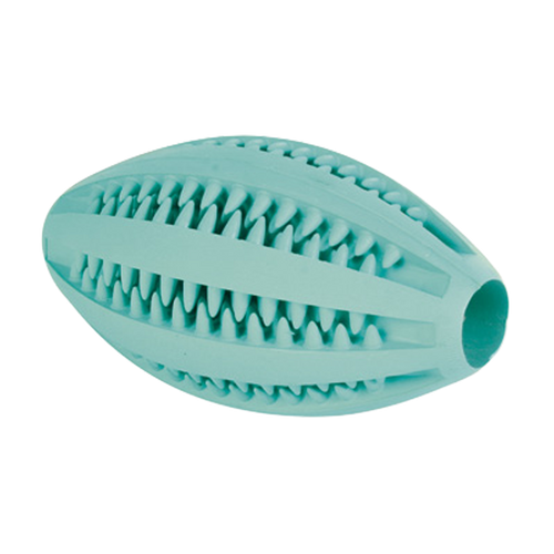 Denta Fun Rugbyball M Mintsmak Naturgummi- 11 CM