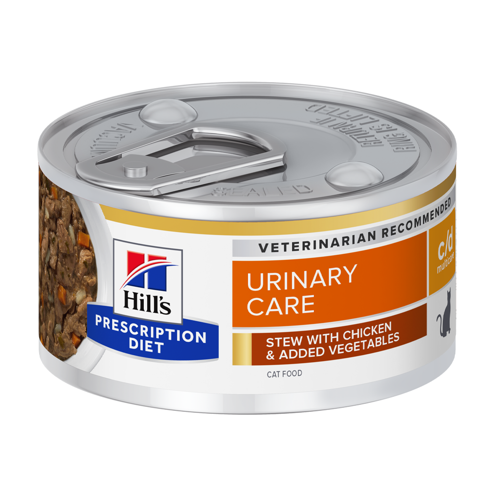 Prescription Diet Feline C/D Multicare Gryterett Kylling og grønnsaker - 24x82 g