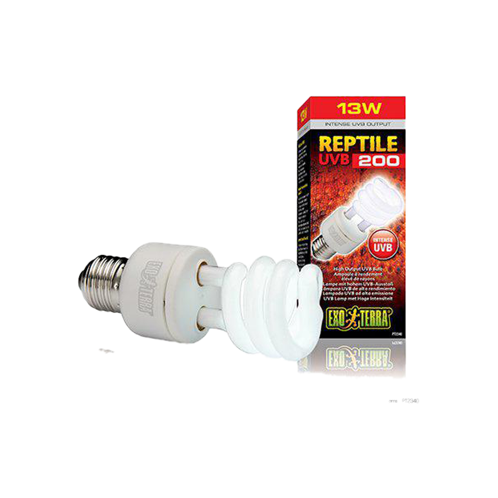 Reptil UVB 200 Lysrörslampa - E27 | Endast 499 kr! - Zoogiganten