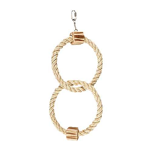 Fågelleksak 2 ringar - 18 CM | Endast 199 kr! - Zoogiganten