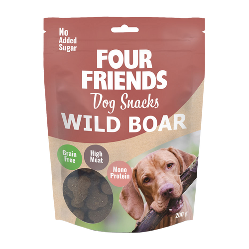 FourFriends Hundesnacks Villsvin - 200 G