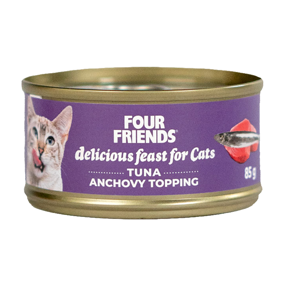 FourFriends Tunfisk og Ansjos - 85 G