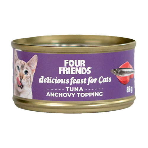 FourFriends Tunfisk og Ansjos - 85 G