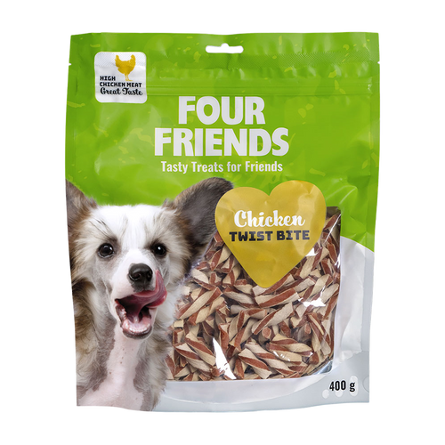 FourFriends Kylling Twist Bite - 400 G