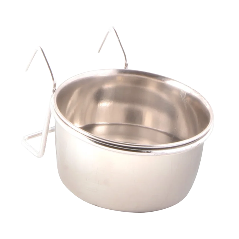 Matkopp i rustfritt stål med holder - 150 ml