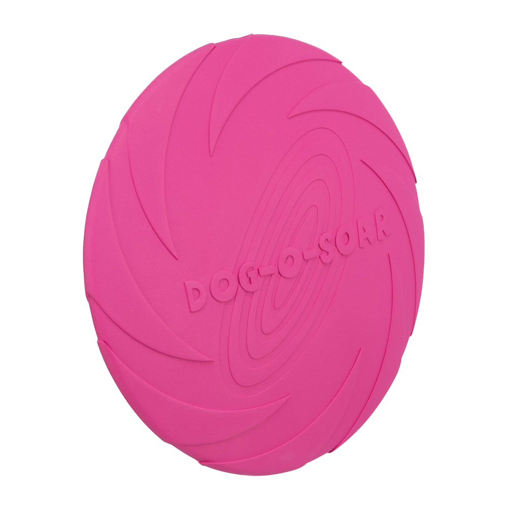 Frisbee Naturgummi Rosa - 24 CM