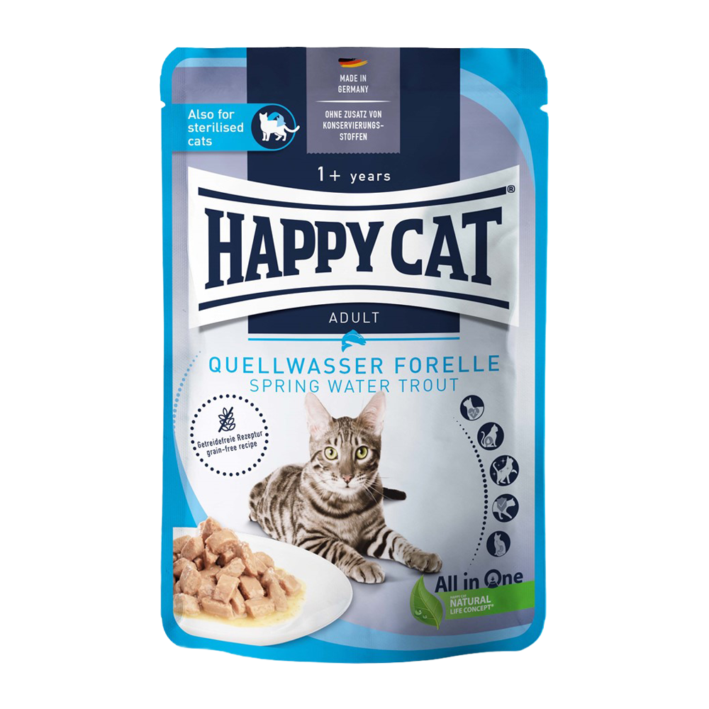 Happycat Våtfôr/Sausørret - 85 g
