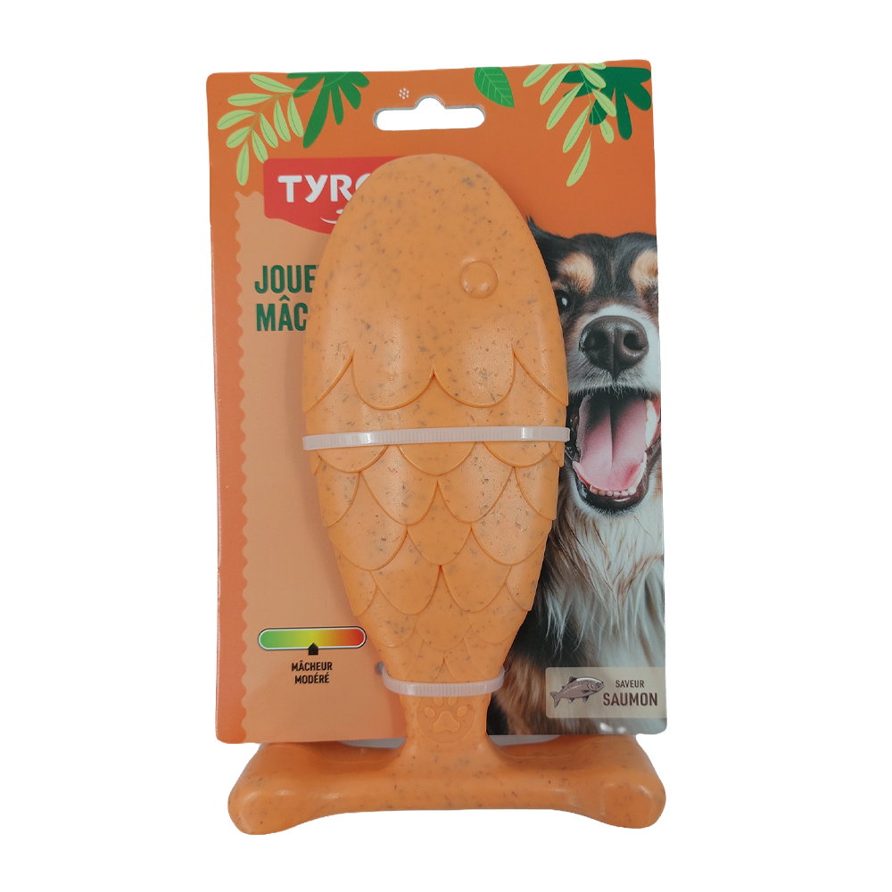 Hundetyggebit Laks Bambus Stor Tyrol - 18 CM
