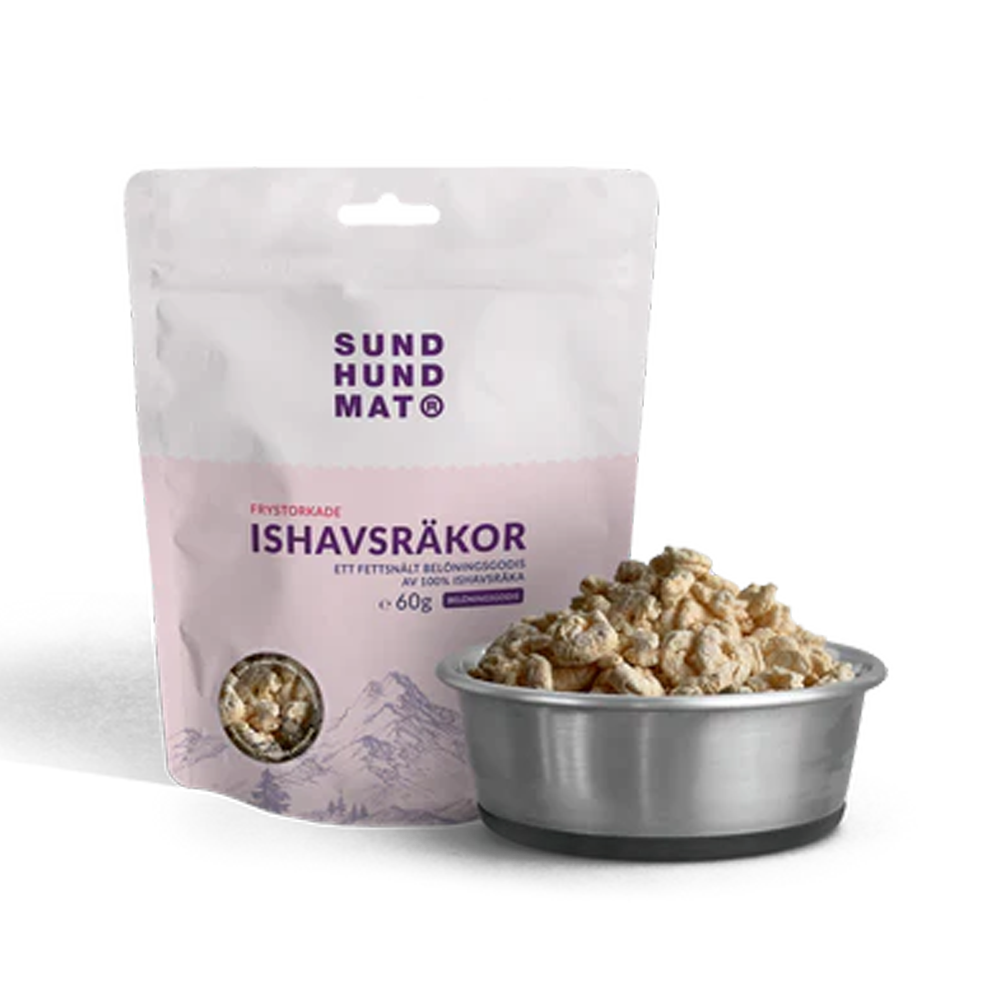 Frysetørkede arktiske reker - 60 g