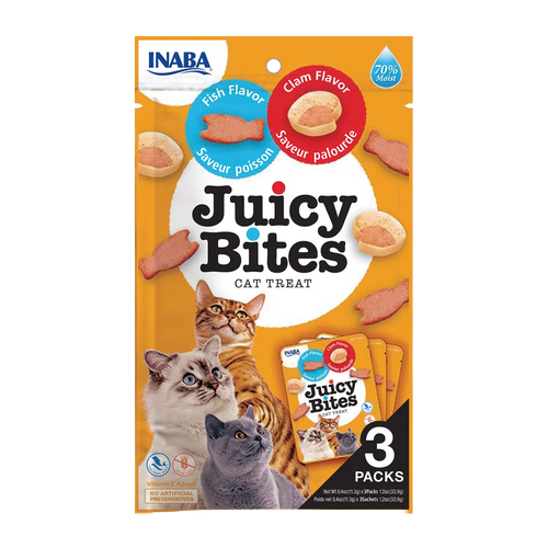 Churu Cat Juicy Bites Fisk/Musling