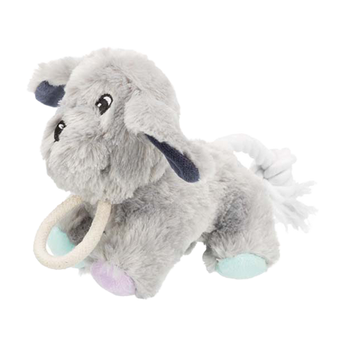 Juniorhund med tau-plysj - 24 CM