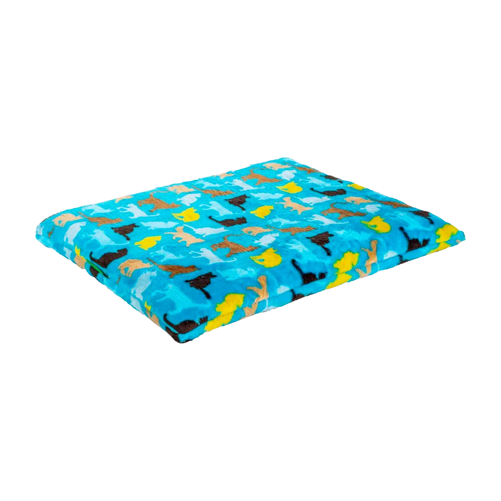 Juunik Madrass Blå/Katter M - 70x45 CM