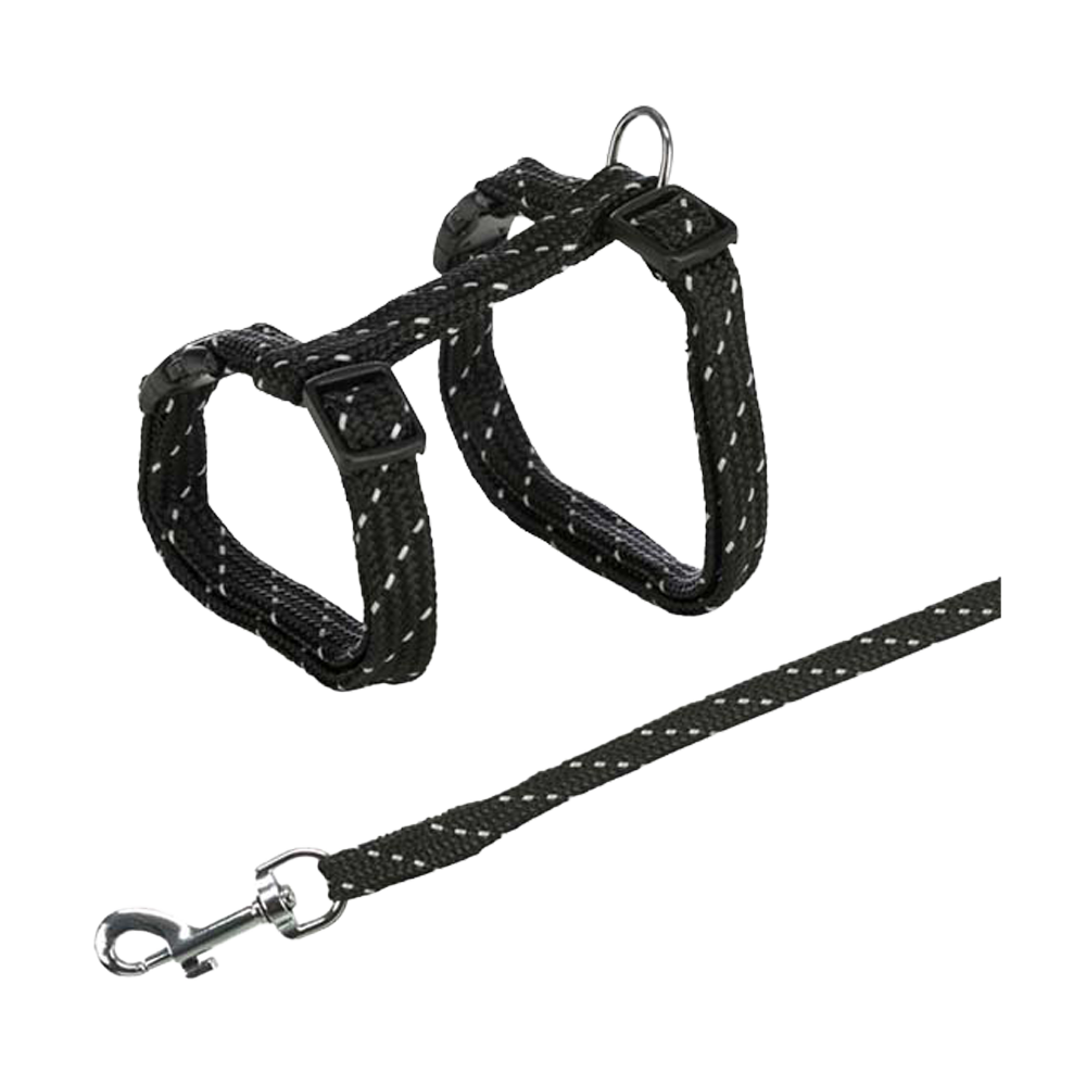 Kattesele + bånd 27 - 45 CM