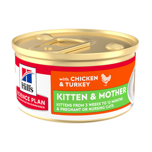 Hill’s Science Plan Kitten & Mother Tender Mousse med kylling og kalkun - 85 G