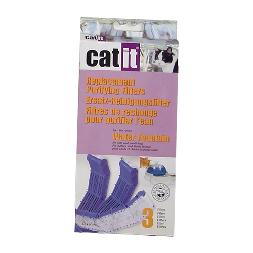 Kullfilter til Catit vannfontene - 3 stk.