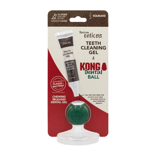 Kong/Tropiclean Denta Ball L for hunder + - 25 kg