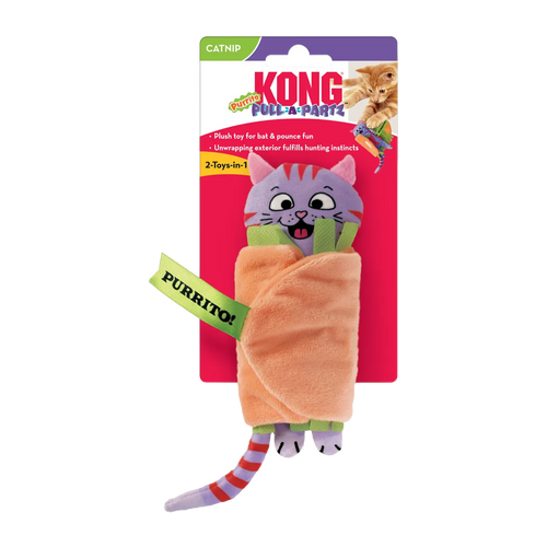 Kong Pull - A - Partz Purrito - 2,5x6x14 cm