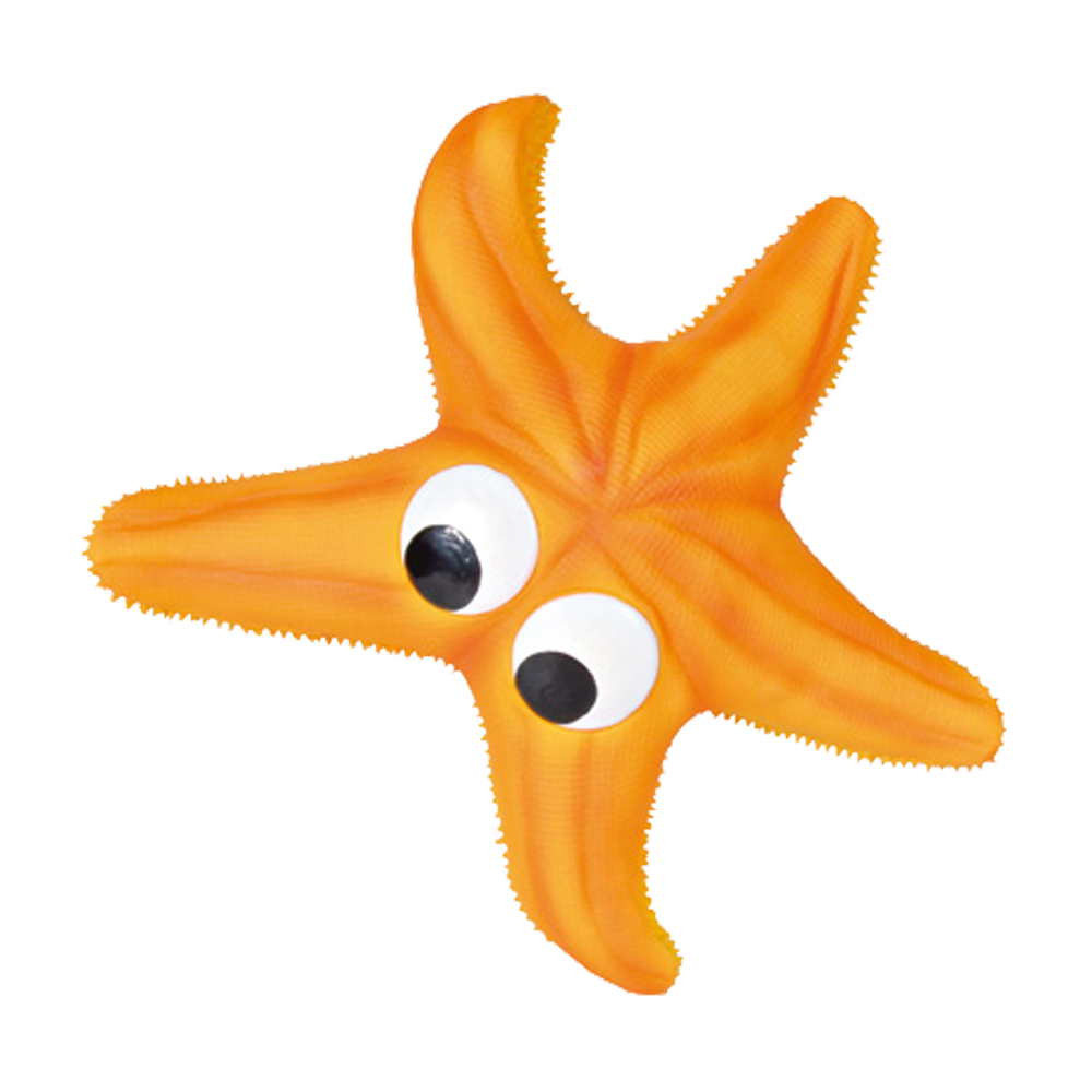 Leketøysjøstjerne i latex, tung - 23 cm