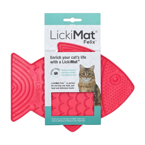 LickiMat Cat Felix Rosa - 22X15 CM | Endast 119 kr! - Zoogiganten