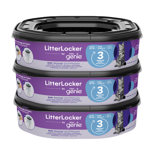 Refill 3-pakning Litterlocker fra Littergenie