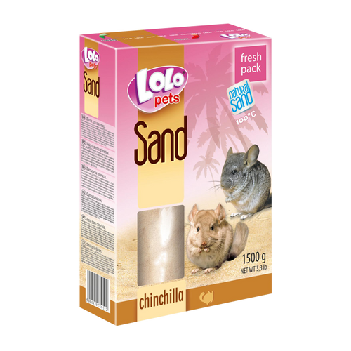 Lolo Pets Chinchillasand - 1500 G | Endast 59 kr! - Zoogiganten