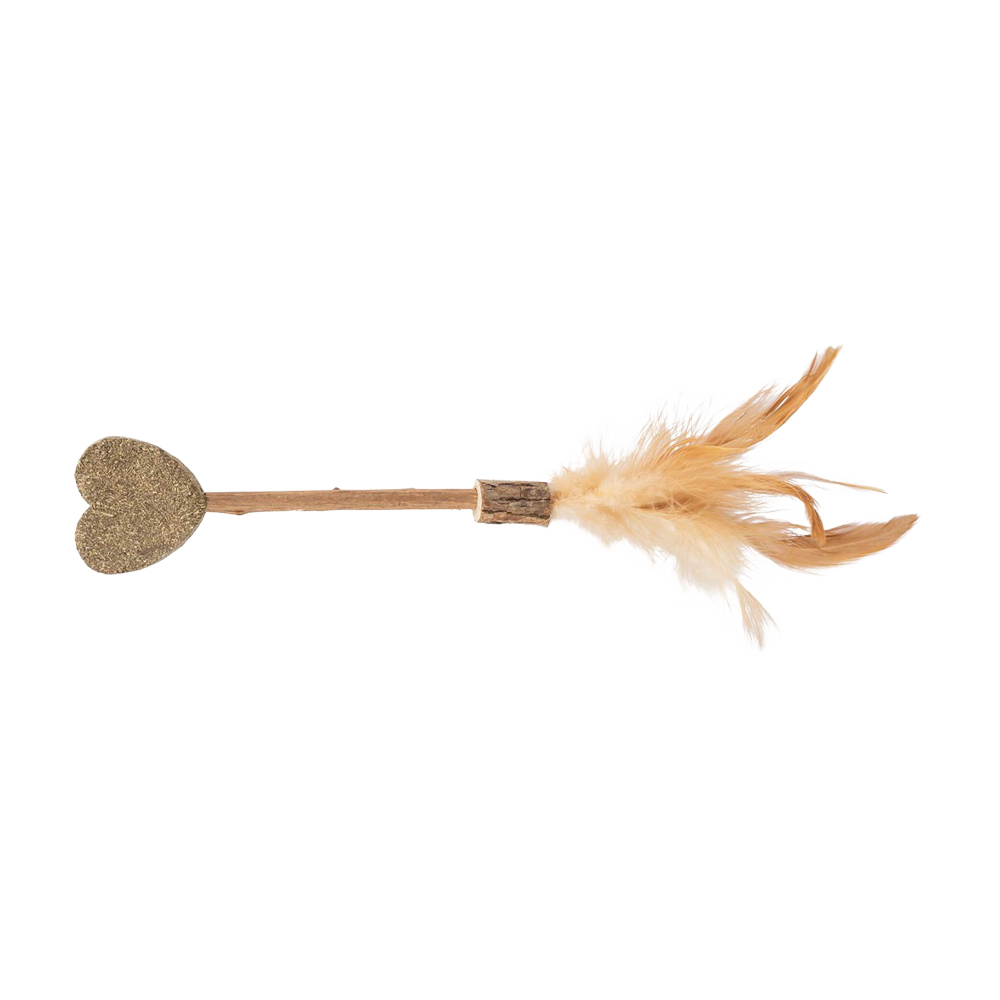 Matatabi-pinne med kattemyntehjerte - 23 CM