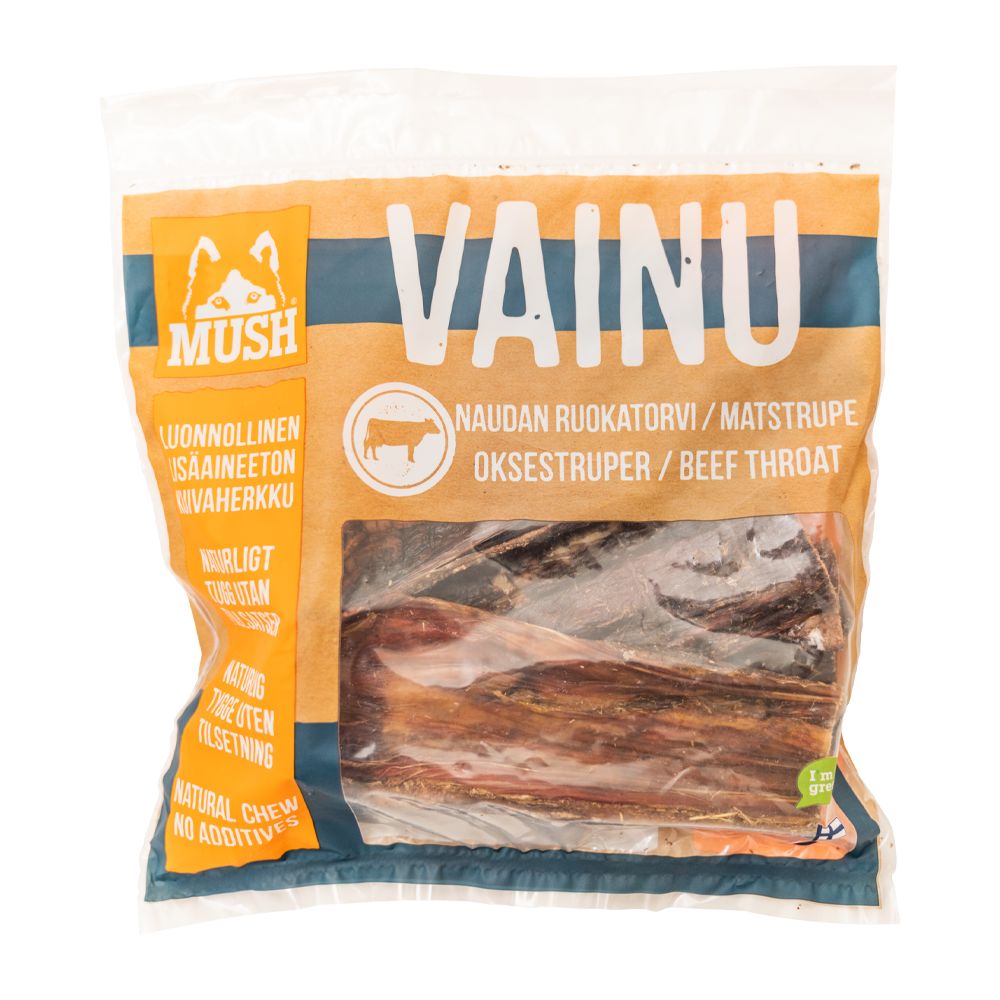 Mush Vainu Oksekjøtt Spiserør - 220 G