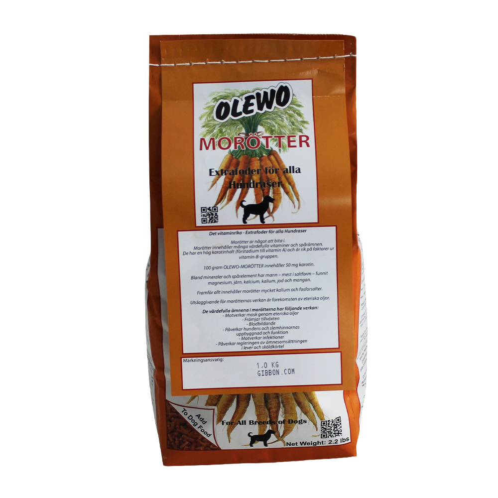 Olewo Gulrøtter Hund