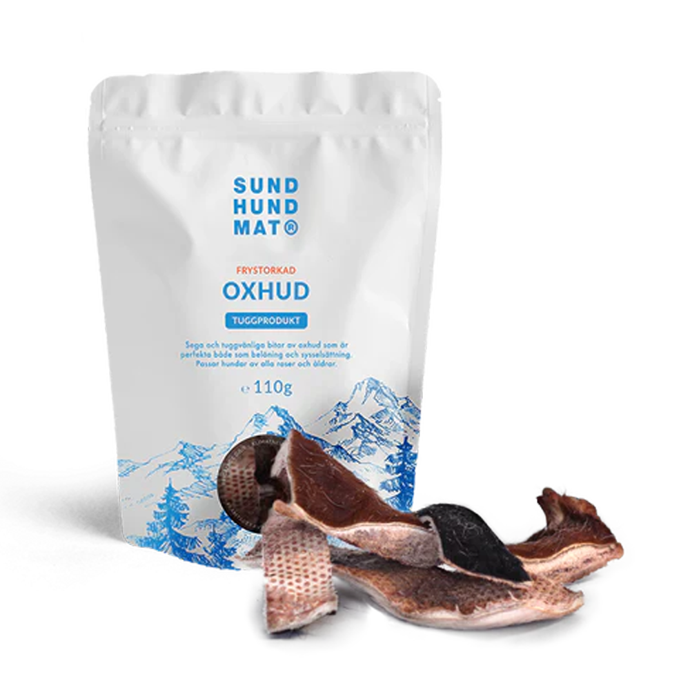 Frysetørket okseskinn - 110 g